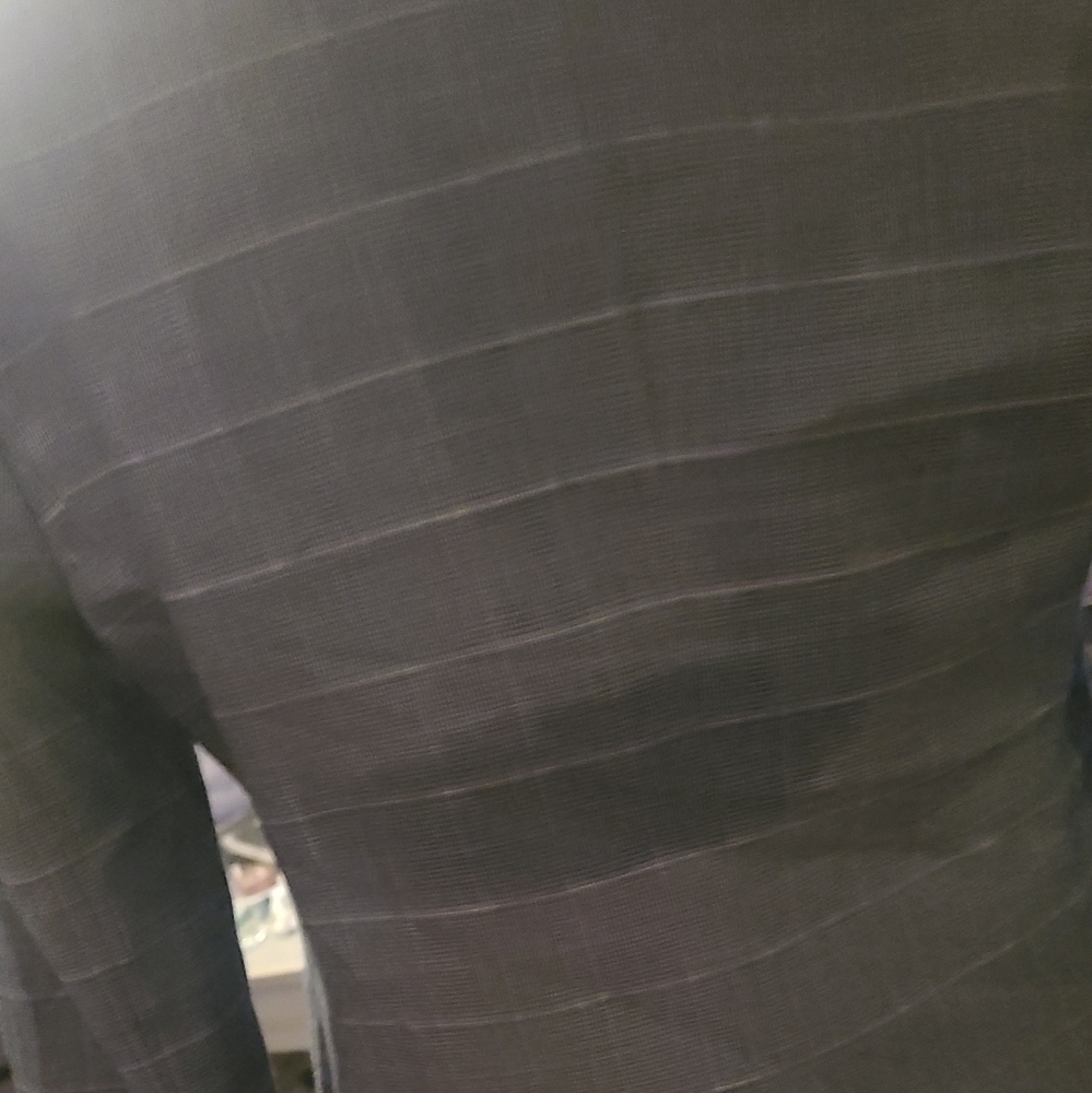 BANANA REPUBLIC NEW BLAZER GREY WHITE SIZE 2 HP 8x🔥🔥 - Picture 2 of 8